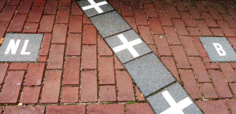Afbeelding Nederlands-Belgische grens